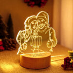 Personalized 3D Photo Lamp, Photo Engraving, Lamp Night light, Wedding Gift, Mother's Day gifts, Gift for Her