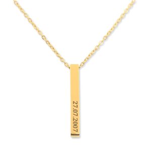 More than just a necklace…eternalize a special moment in your life with a custom date necklace.